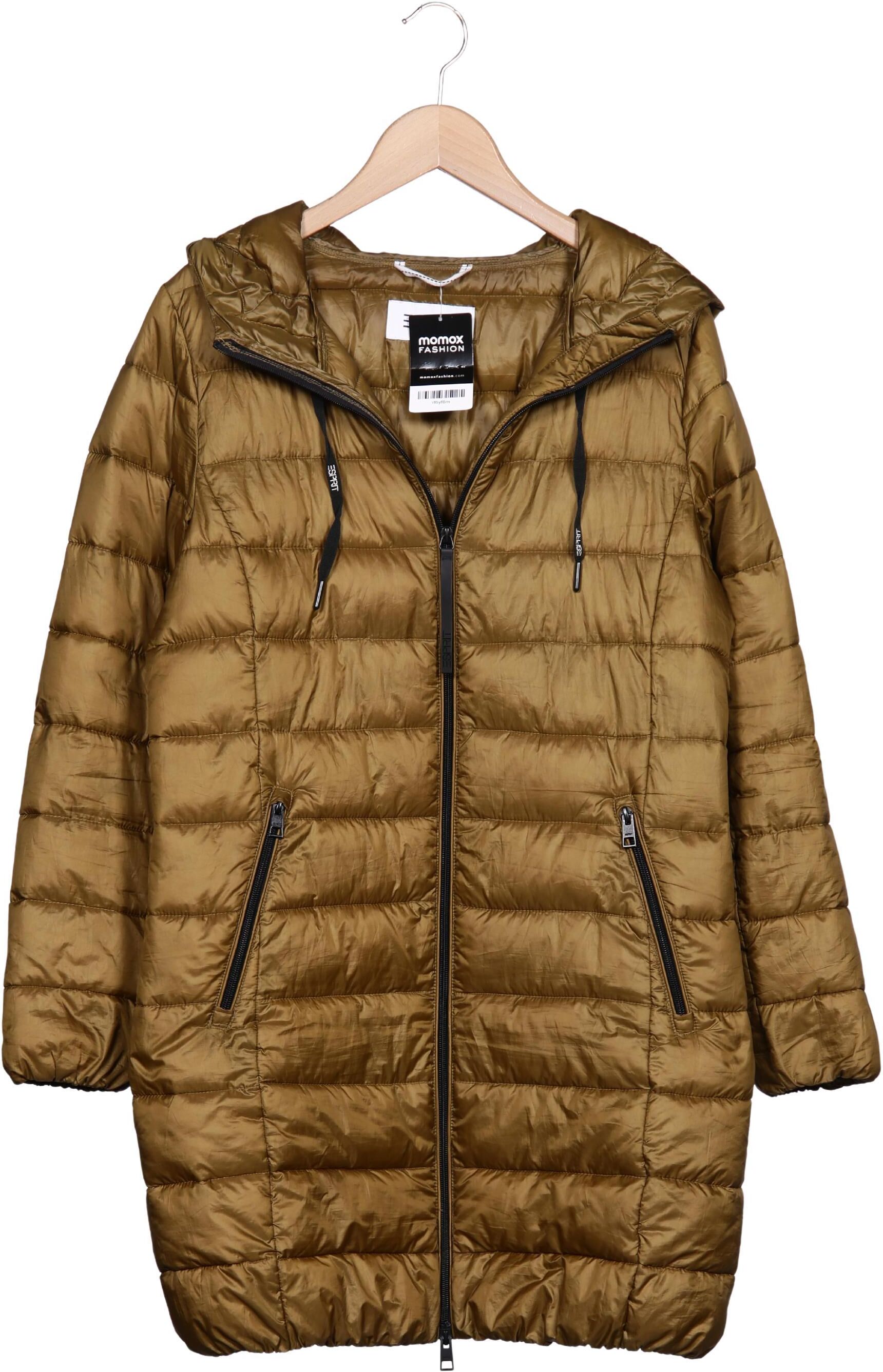 Esprit Damen Mantel, Gold, Gr. S, Synthetik / Tex / Membran - Second Hand