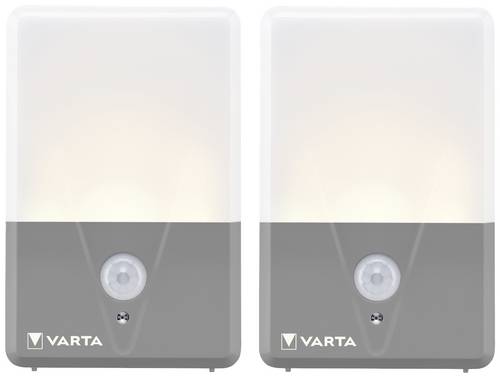 Varta 16634101402 Motion Sensor Outdoor Light Twin LED Camping-Leuchte 40 lm batteriebetrieben 60 g Grau