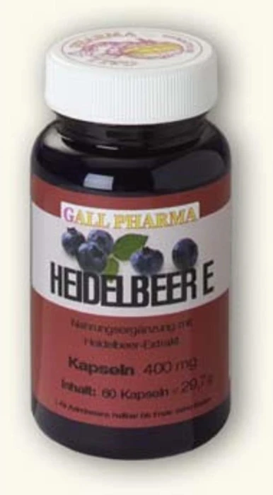 Heidelbeer E 400 mg Kapseln 60 St