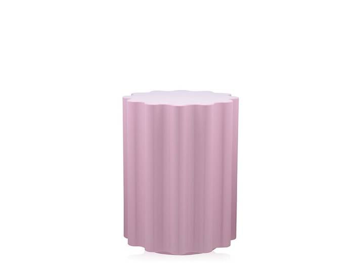 Kartell Schemel Colonna rosa, Designer Ettore Sottsass, 46 cm