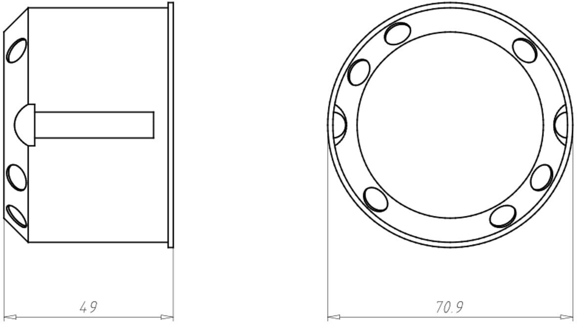 Kaiser Schallschutzdose hohlwand, 68mm 9069-03)