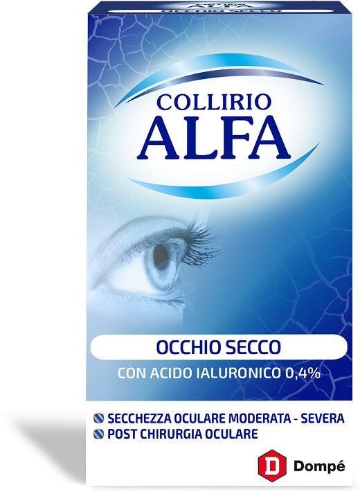 Dompé Collirio Alfa occhio secco 10 ml acido ialuronico