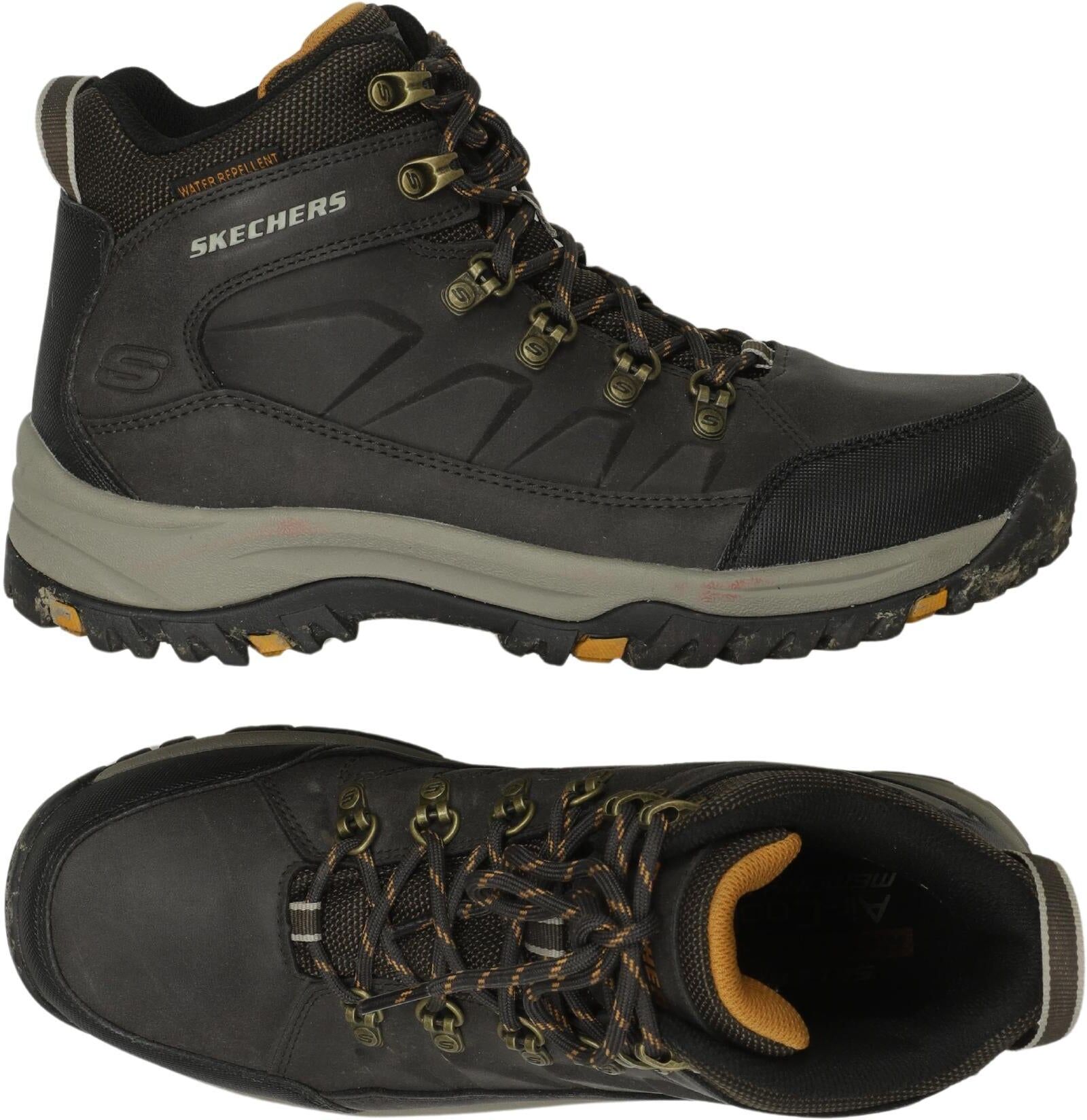 Skechers Damen Stiefelette, Schwarz, Gr. EU 40, kein / Etikett / Tex / Membran - Second Hand