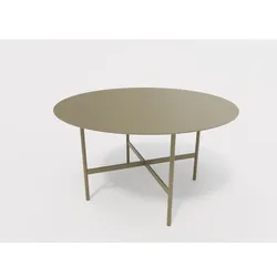 BETA Beistelltisch rund Large RAL 7006 beigegrau