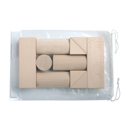 Halmakegel.com 10 Bausteine - natur - 50mm 260180