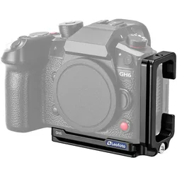 Leofoto Combo L Platte für Lumix GH6/GH5, Stativ Zubehör, Schwarz
