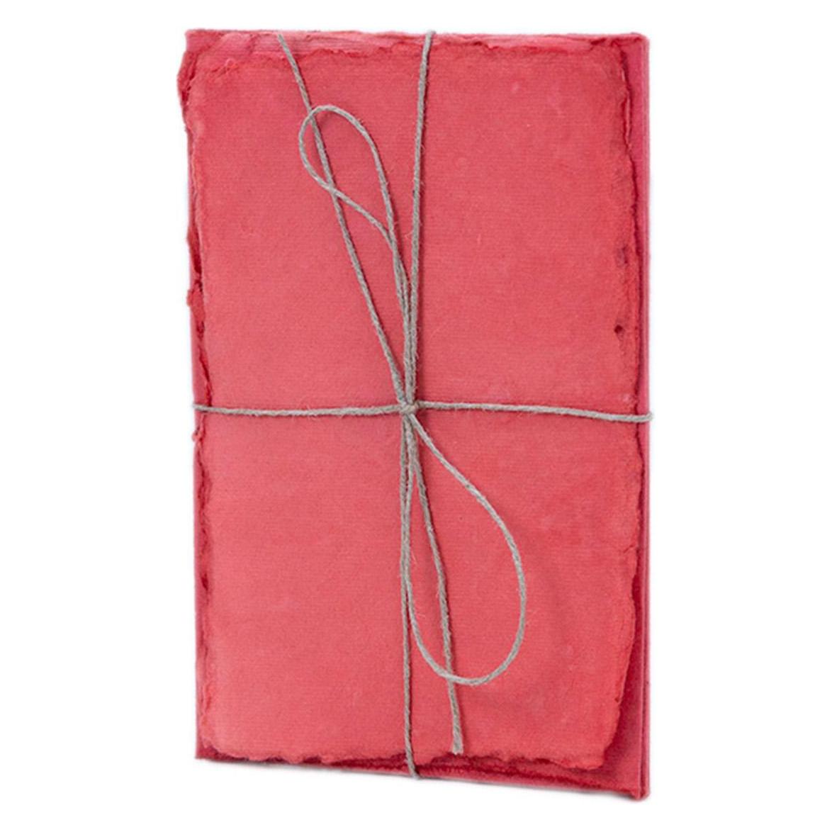 Rössler Kartenset Cotton Paper 3/3 rot DIN C6 (6 Stk.) (65855303)