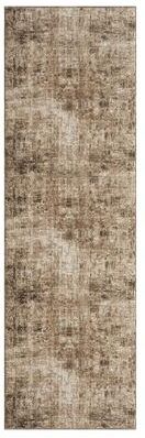 Porch & Den Delta Distressed Sand Tones Abstract Area Rug