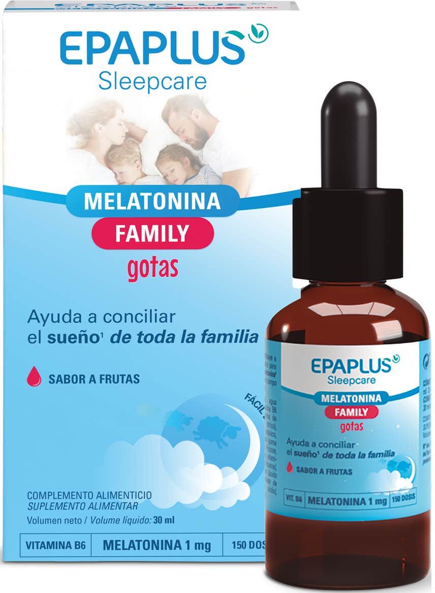 Epaplus Sleepcare Melatonina Family gotas 30 ml