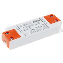 Abverkauf:     ChiliTec LED-Trafo "CT-SL20" SlimLine 0,5-20W Ein 180-264V, Aus 12V= Konstantspannung