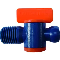 Kühlmittel-Abstellhahn 2-teilig 1/4" NPT AG
