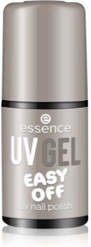 Essence UV GEL EASY OFF verniz para unhas de gel com lampadas UV/LED tom 108 - dancing in grey clouds 5 ml. UV GEL EASY OFF