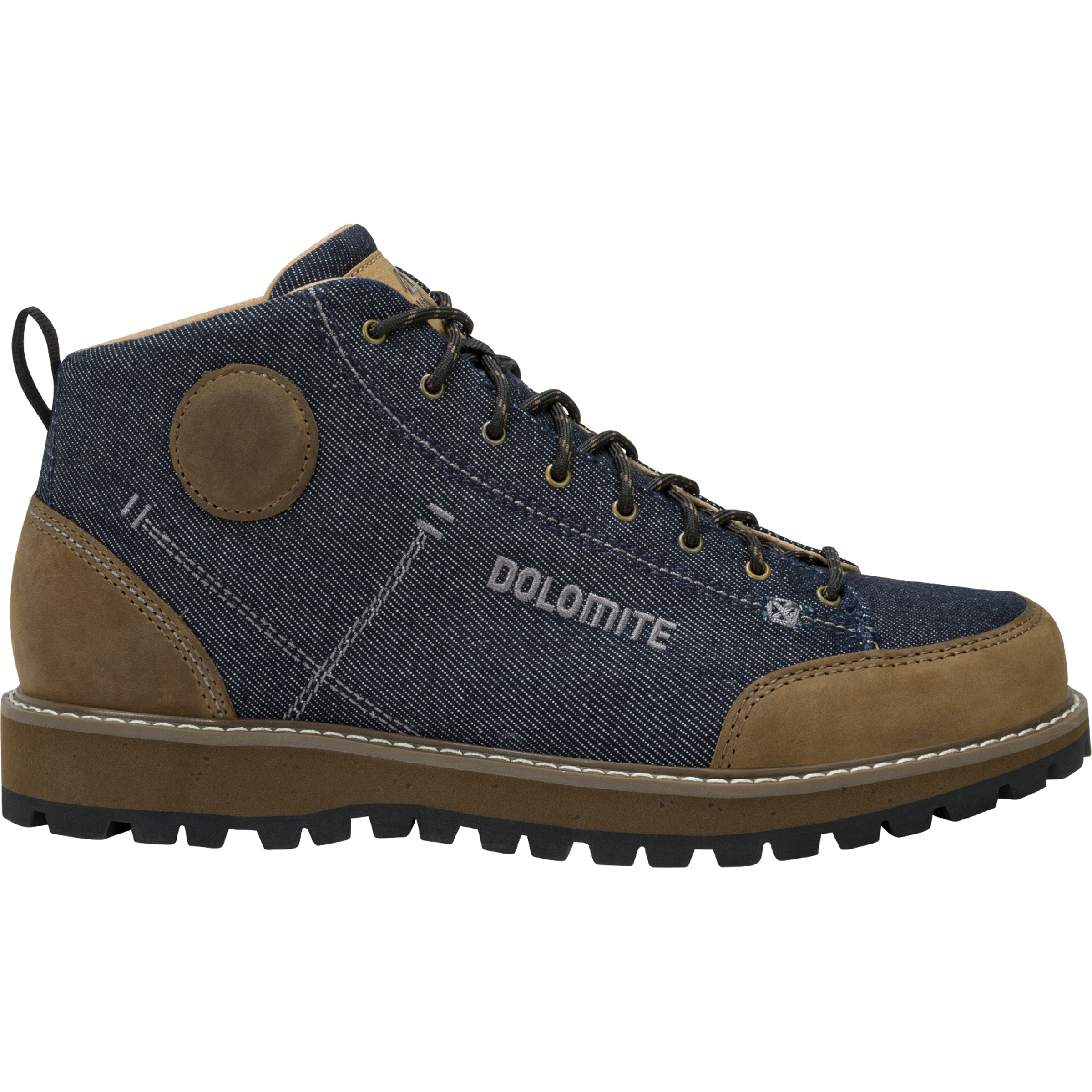 Dolomite 54 Mid Denim Freizeitschuhe schwarz Größe 49 Lifestyle Atmungsaktiv