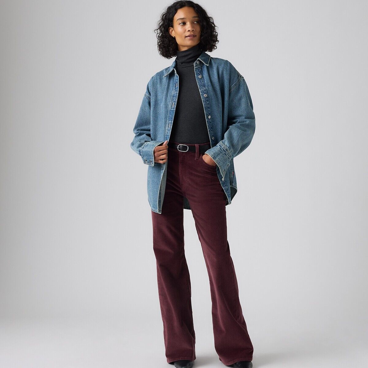 LEVI'S Pantalon Ribcage Flare en velours