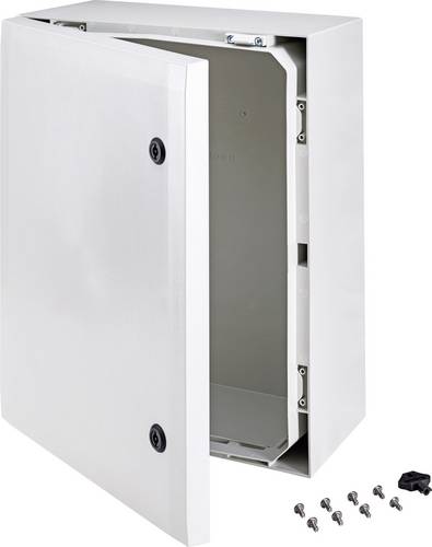 Anschlusskasten IP66, FI, LS, Steckdose 50x40x21cm, Robuster Anschlusskasten für Videoüberwachung, IoT-, Netzwerktechni