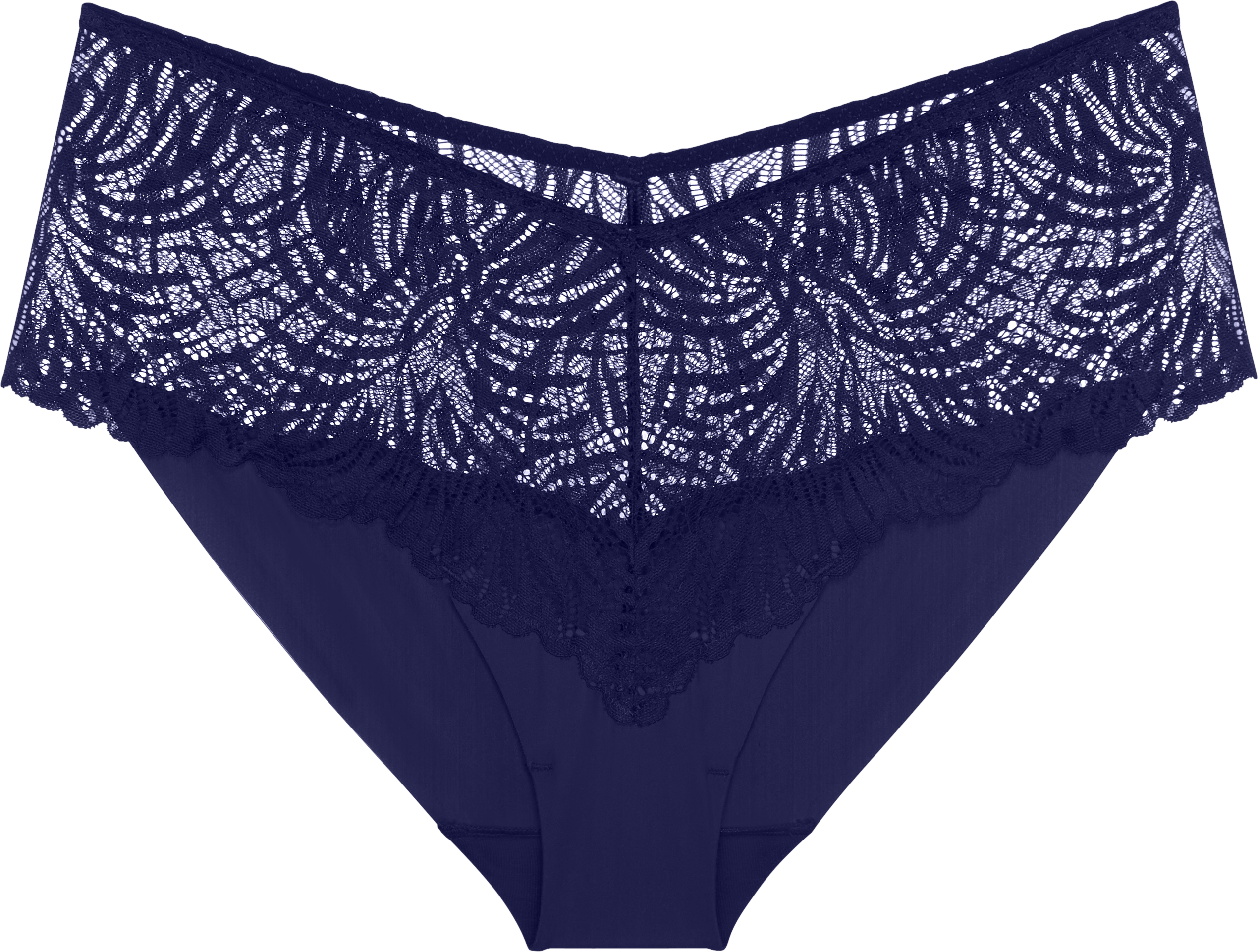 Slip TRIUMPH "Pretty Micro Maxi01", Damen, Gr. L, Microfaser, blau (admiral), Microfaser, Obermaterial: 61% Polyamid, 39% Elasthan, Unterhosen Slip, nahtlos admiral L, Microfaser