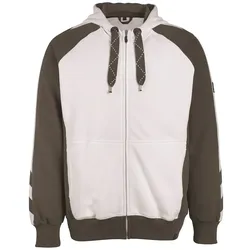 Kapuzen-Sweatshirt "WIESBADEN" Unique - XXL - weiß/anthrazit