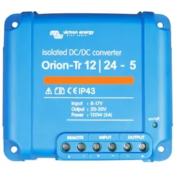 Victron Orion-Tr 12/24-5  isolierter DC DC Konverter 12V zu 24V 5A 120W