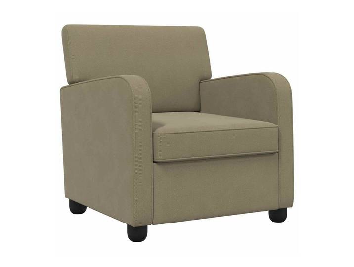 vidaXL Sessel Sessel Khaki Samt (1-St)