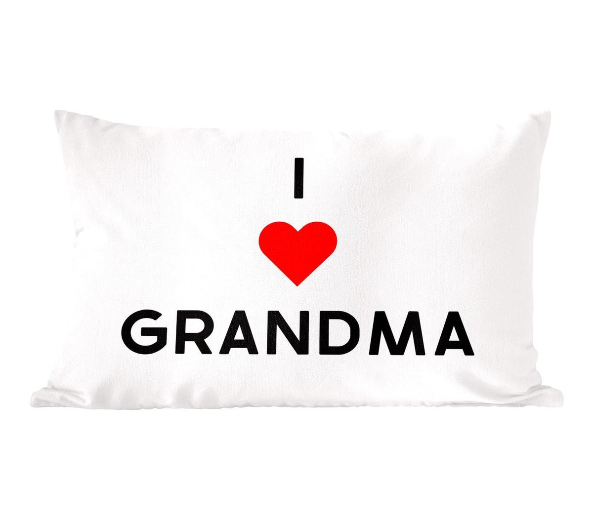Sierkussen I love grandma met quote - 50 x 30 cm