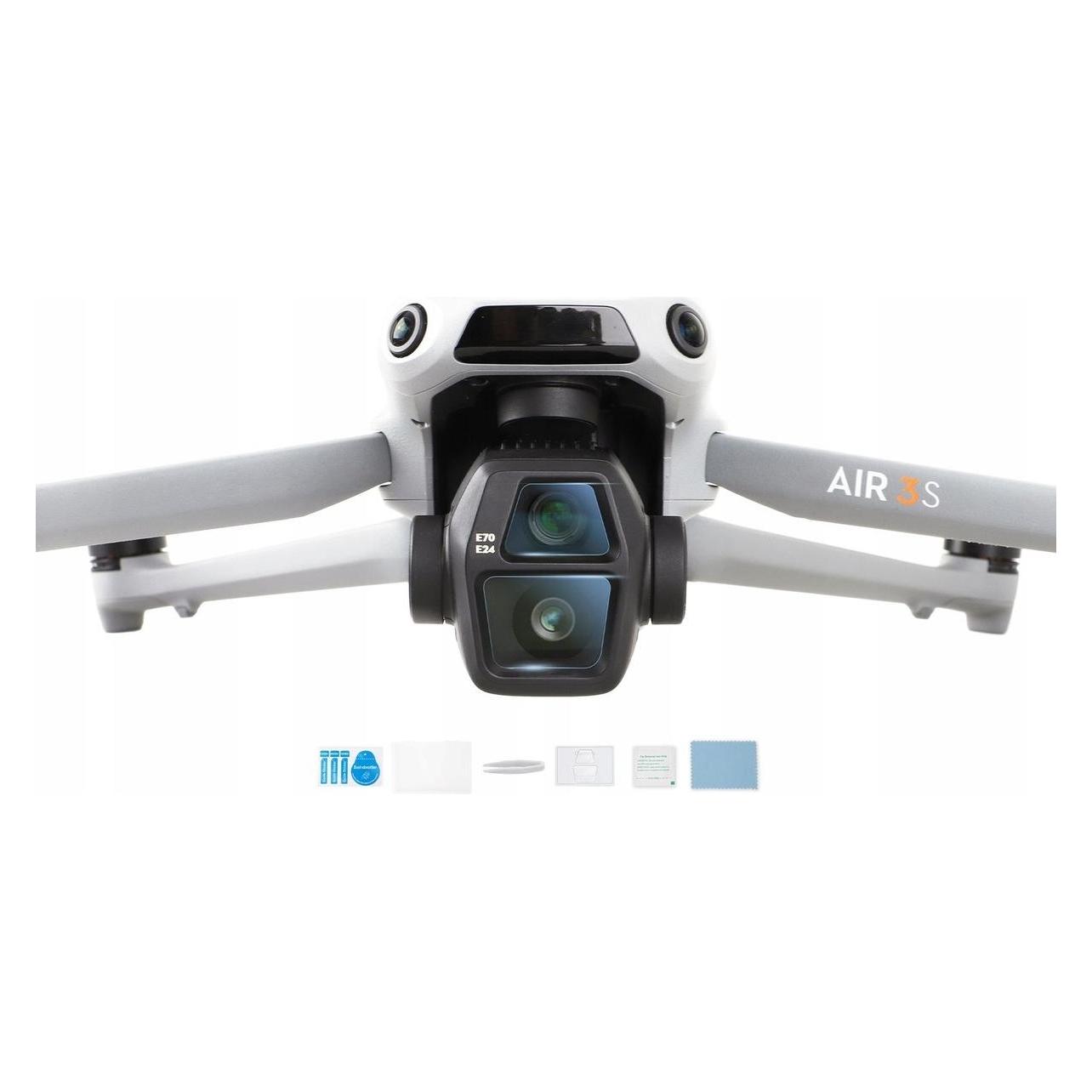 Sunnylife Oslon-Set: 2x Schutzscheibe aus gehärtetem Glas für die Kamera des DJI Air 3S / DJI Air 3 S / BHM914 (DJI Air 3s) (66583370)