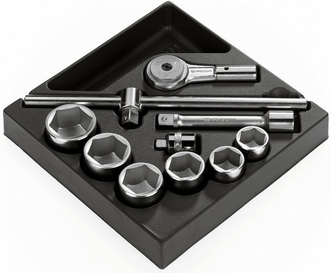 Facom Ensemble de clés à douille modulaires 3/4 6 pans 10 pièces (MOD.K1)
