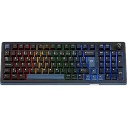 DUCKY OK-M-98, KTT Tactile, DE Layout, Mechanische Tastatur, Kabelgebunden, Schwarz