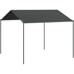 vidaXL Gartenpavillon Anthrazit 3x3 m Stahl und Stoff