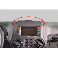 Brodit ProClip (extra stabil) für Jeep Wrangler, ab Bj. 2011 bis 2018, Smartphone Halterung, Schwarz