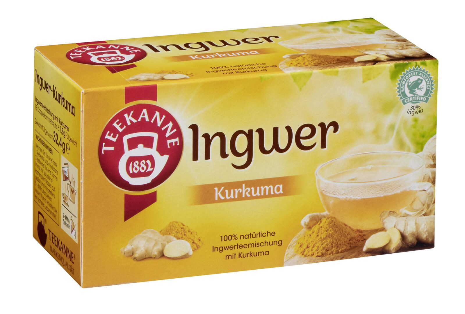 TEEKANNE Ingwer Kurkuma 4009300073642