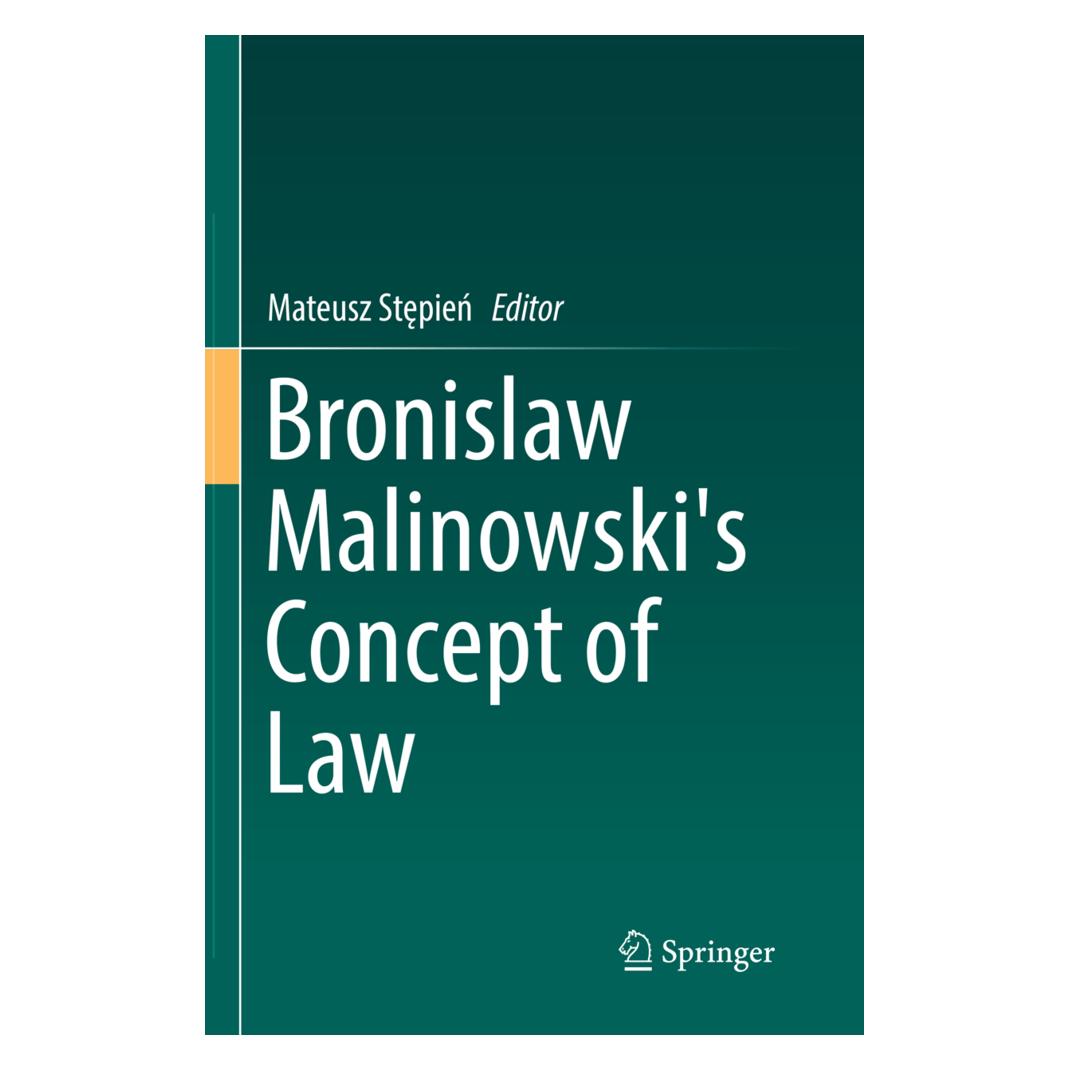 Springer Bronislaw Malinowski's Concept of Law (Englisch, Softcover, Mateusz Stepien) (56007983)