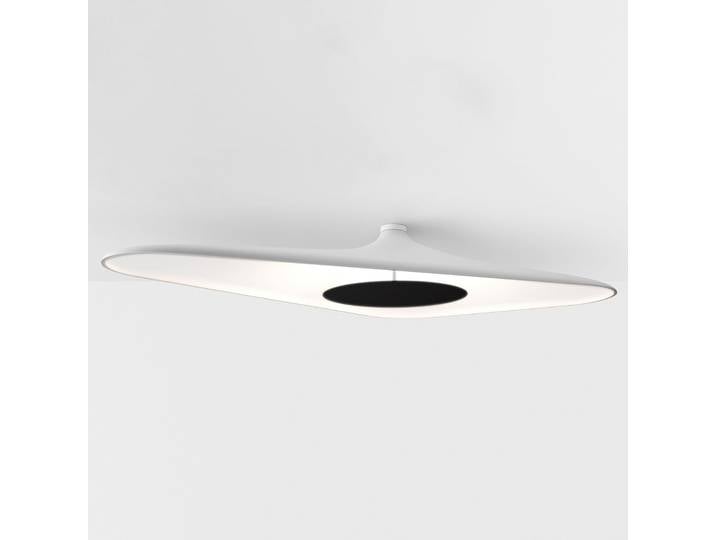 Soleil Noir Deckenleuchte H18,5 Weiß - Luceplan - Wohnzimmer - Design - Kunststoff - Mit Abstand