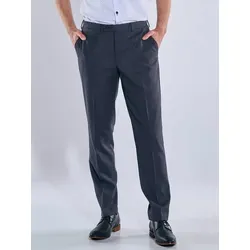 engbers Herren Anzug-Hose gemustert Blau slim fit - 50