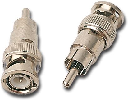 Ficha Adaptadora BNC Macho - RCA Macho