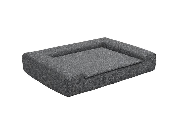 Sedda Hundebett, Grau, Textil, Füllung: Schaumstoff, rechteckig, 80x15x60 cm, pflegeleicht, kratzfest, besonders weich, Bezug abnehmbar und waschbar, Freizeit & Co, Tierbedarf, Hundebetten