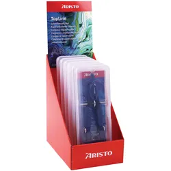 Aristo TopLine Zirkel Display 6er je 3x 55818, 55819, Zirkel, Rot