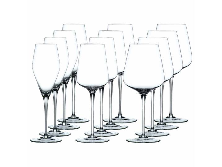 Gläser-Set NACHTMANN Wein- und Champagnergläser ViNova 12er Set transparent , bunt (transparent), B:2cm H:2cm, Glas, Trinkgefäße, Gläser-Set, Spülmaschinenfest