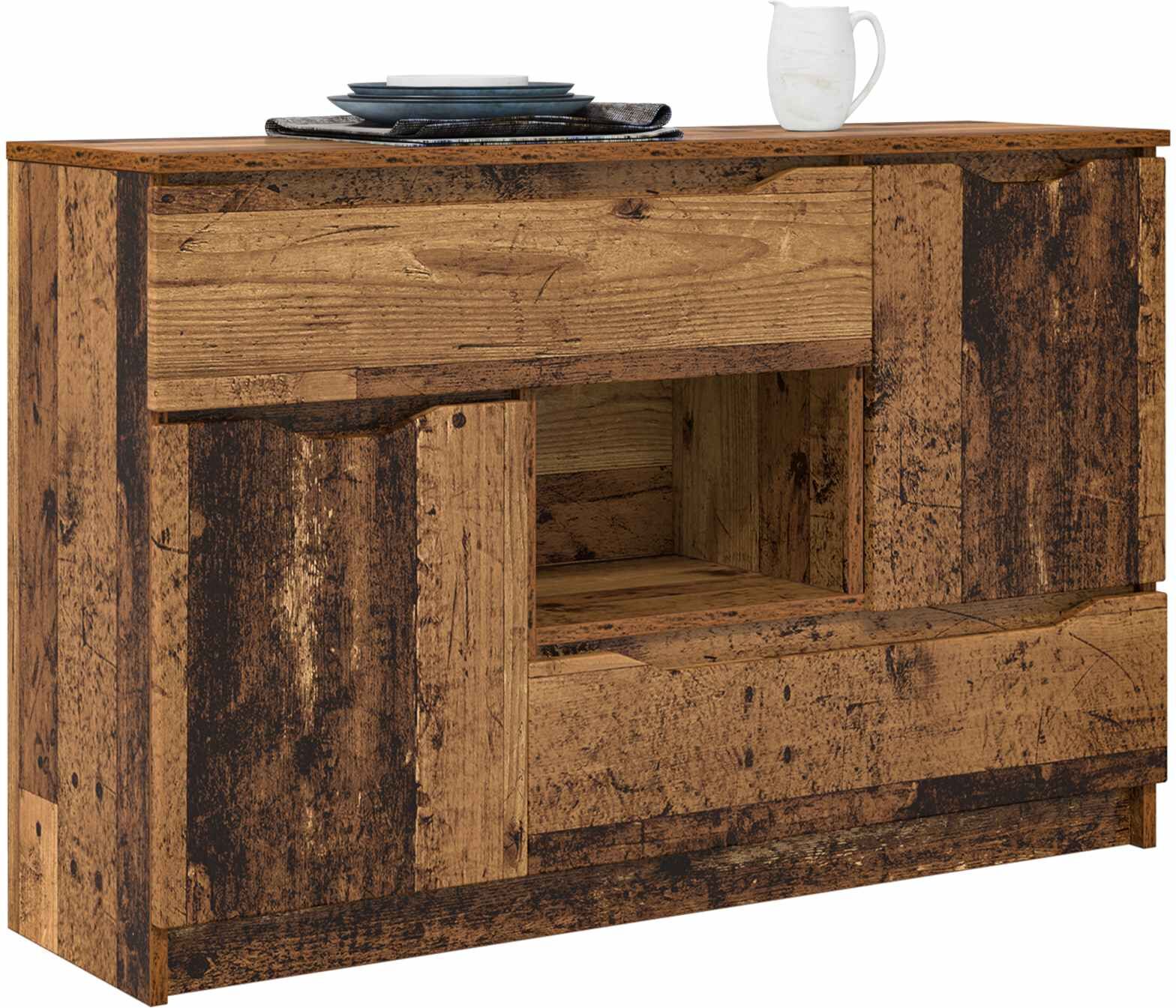 vidaXL Buffet Bois Ancien 100 x 30 x 65,6 Bois d'ingénierie