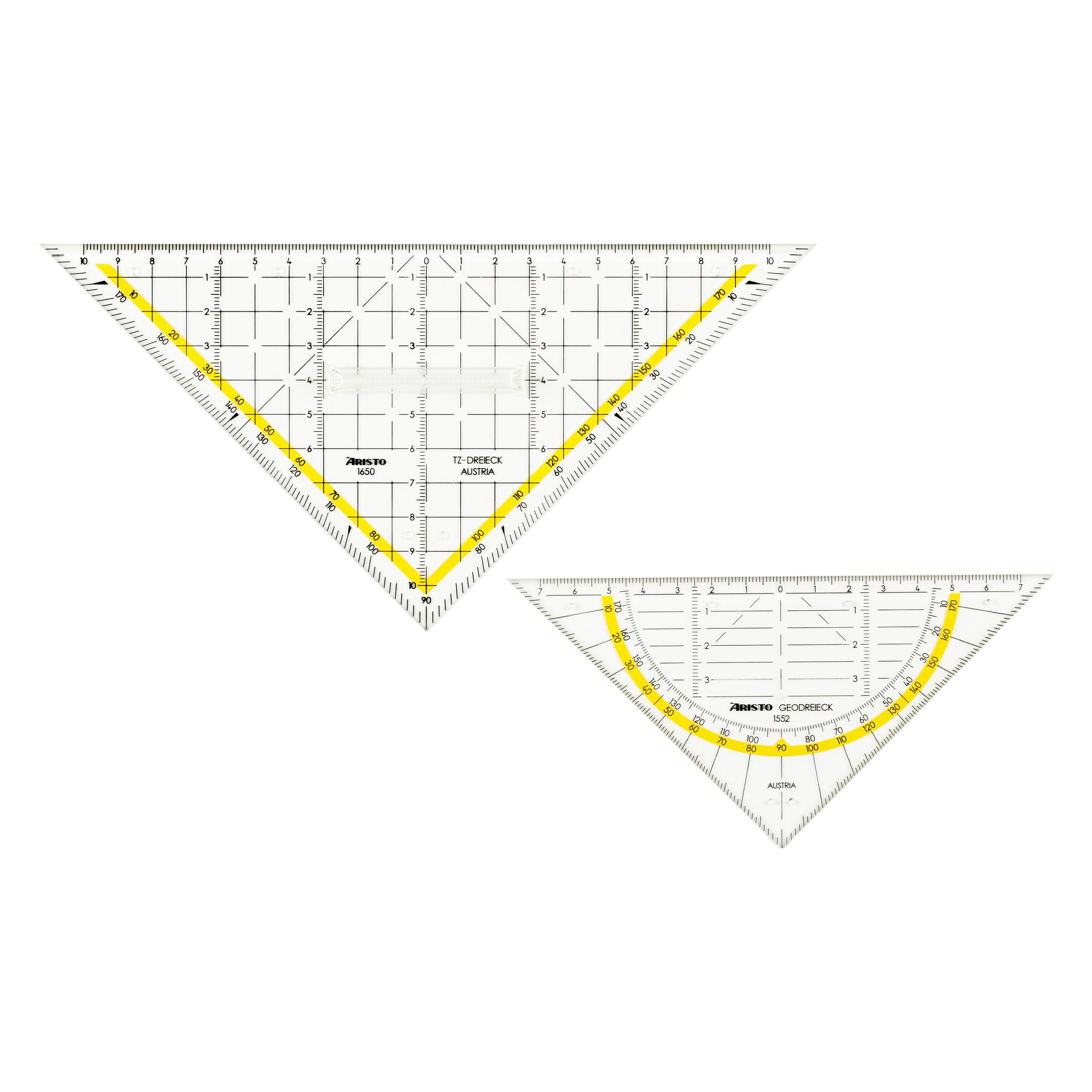 Aristo Geocover 16 cm, basic mit Geodreieck AR1552 (16 cm, Kunststoff) (AR18102B)