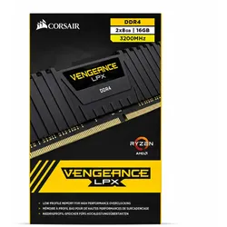Corsair Vengeance LPX 16GB (2x8GB) DDR4-3200 CL16 Arbeitsspeicher-Kit – Schwarz