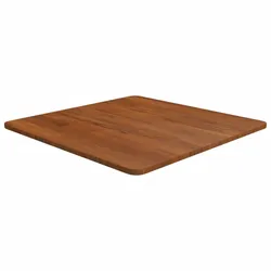 vidaXL Tischplatte Quadratisch Dunkelbraun 60x60x1,5cm Eiche Behandelt