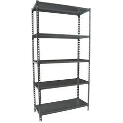 SimonRack Metallregal, 2000x1000x300 mm, 5 Ebenen, Metallboden, 180 kg Biegepunkt, Anthrazit - Simonclick
