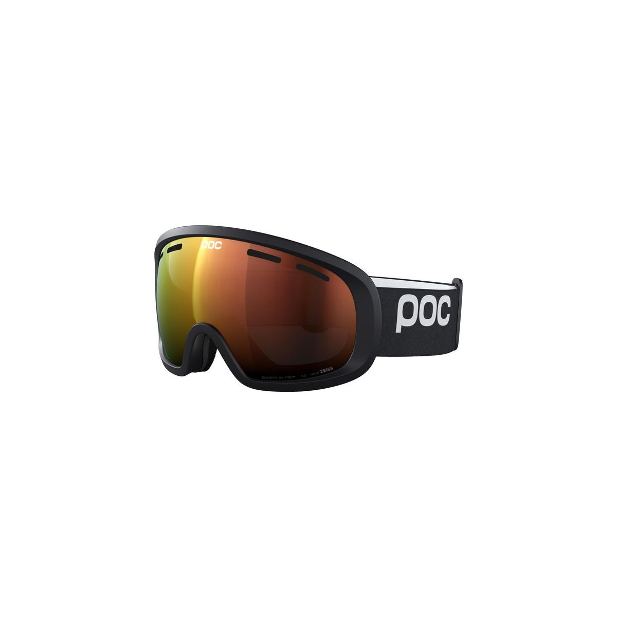 POC Fovea Mid uranium black/partly sunny orange (8701) ONE PC408428701ONE1