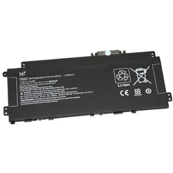 BTI PV03043XL-BTI (3 Zellen, 3750 mAh), Notebook Akku, Schwarz