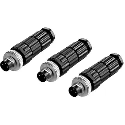 Schneider Electric VW3L50300 Stecker-Set für Kabel für E/A-Signale, M8-Stecker, 3-polig, 3 Stück