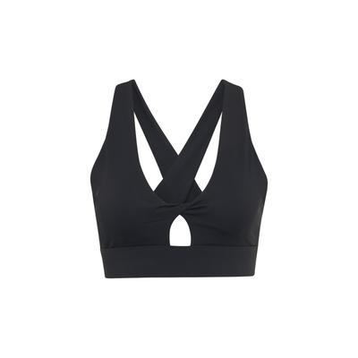 Sport-BH FABLETICS "Fabletics BH OASIS TWIST SPORTS", Damen, Gr. S, N-Gr, schwarz, Sportlich, BHs Sport-BH, mit Schlüssellochausschnitt