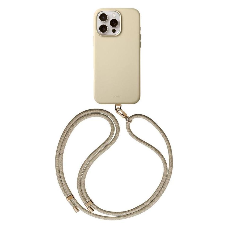 Uniq etui Coehl Muse iPhone 16 Pro 6.3" Magnetic Charging kremowy/cream (Apple iPhone 16 Pro) (Uni001406-0)