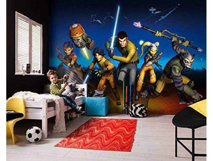 Komar Fototapete aus Papier Star Wars Rebels Run Star Wars, Disney, Kinderzimmer Größe: 368 x 254 cm 8-486
