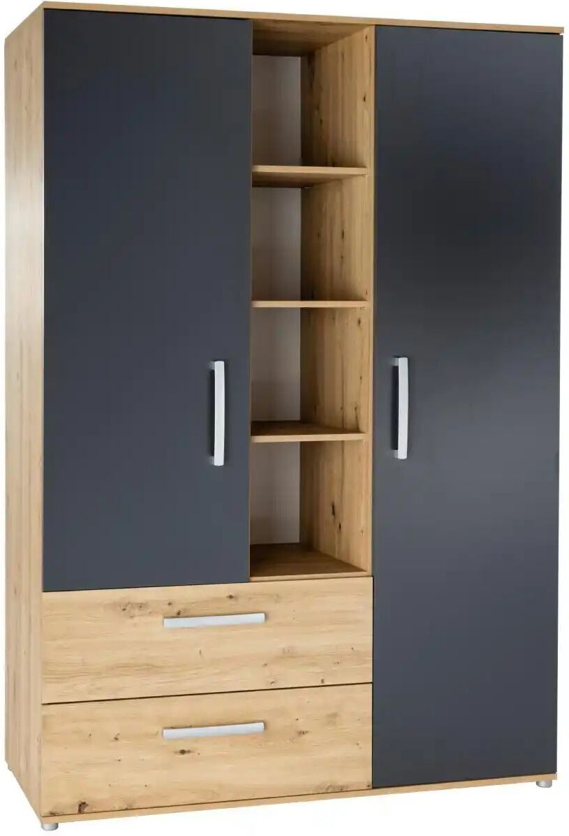 Höffner Drehtürenschrank Alessio  Alessio ¦ mehrfarbig ¦ Maße (cm): B: 130 H: 188