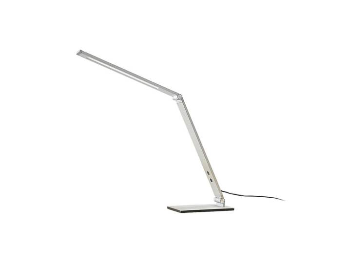 Lampe à poser en aluminium gris